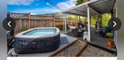 Inflatable hot tub , great deal bought 2 years ago off amazon for 1,500 .