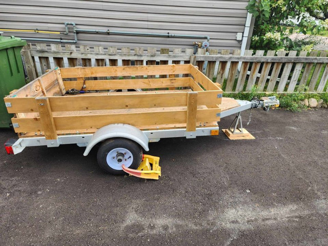 Trailer, 6'x4' . Galvalume Plus steel, Assembled this spring, NE in Other in Pembroke