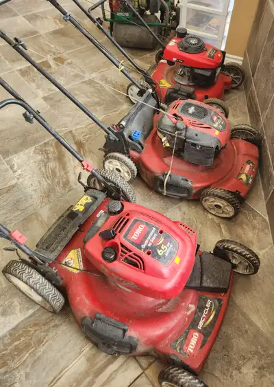 Gas Lawn Mowers: Toro & Troy Bilt *1 Available*, View more