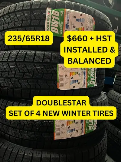 FREE INSTALLATION AND BALANCING ON USED TIRES WITH A PURCHASE! NO DISPOSAL! NO OTHER HIDDEN FEES! AL...
