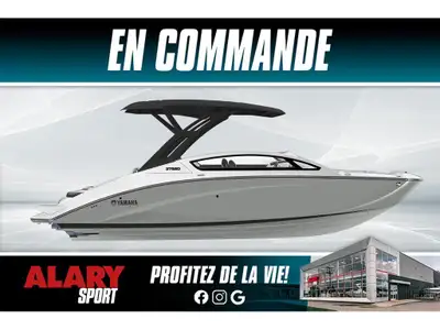 Alary Sport 2027 Yamaha 275SD (SANS REMORQUE) Yamaha 275SD (SANS REMORQUE) 2027 Ce bateau a jet YAMA...