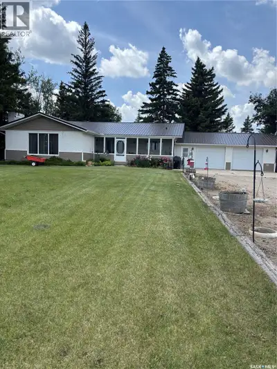 Great hobby farm located just one kilometer east of Edenwold. The land is 150.39 acres with approxim...