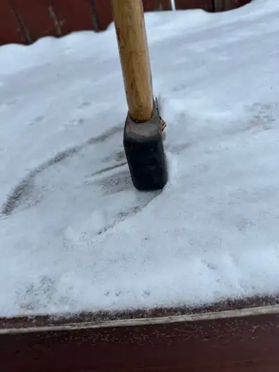 1 Wooden Axe, 1 Sledge Hammer, View more