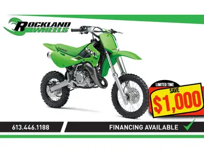 2025 Kawasaki KX65 The KX65 motorcycle is the ideal dirt bike for introducing young racers to the co...