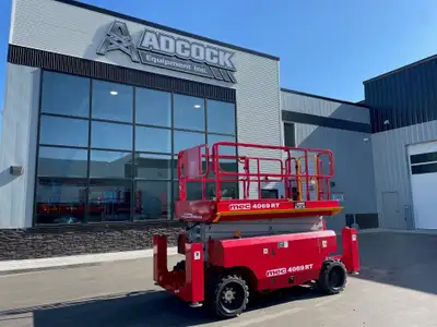 ORDER YOURS TODAY! NEW 2026 MEC 4069RT ROUGH TERRAIN SCISSOR LIFT! WE SHIP EVERYWHERE IN NORTH AMERI...