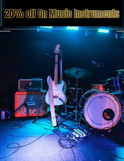  20% OFF All Music Instruments — Almost Gone!, View more