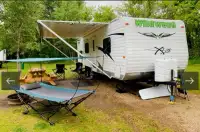 RV 29" foot travel trailer Wildwood Xlite  with bunk bed