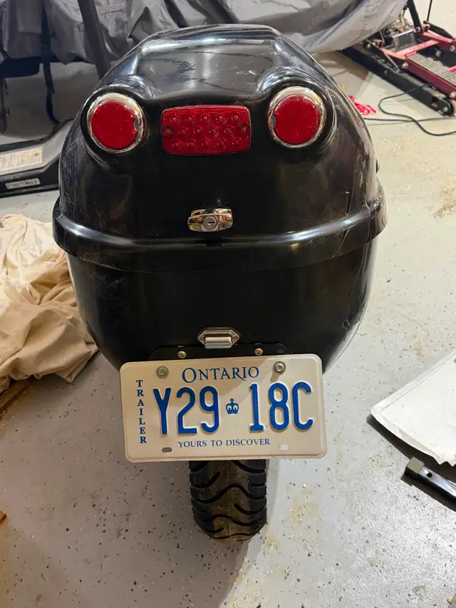 Motorcycle trailer third wheel for sale used for one trip in Other in Thunder Bay - Image 3