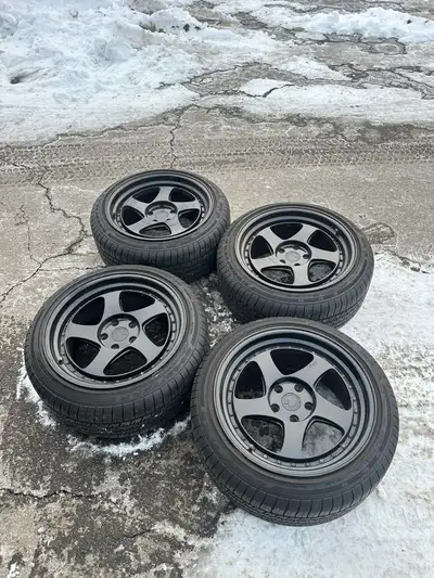 225/45/18 235/45/18 5x114.3 aodhan ah01 honda accord, honda chr, acura integra, tesla model 3, acura...
