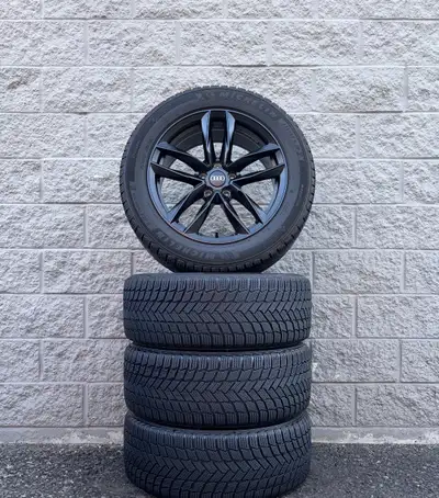 Winter Michelin X-Ice Snow SUV 18 Tires And Replica Satin Black 18 Inch Wheels. 4x 235 55 18 (95%)....