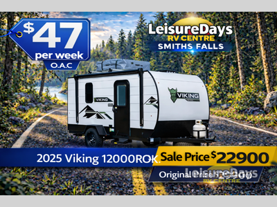 Forest River Viking ROK travel trailer 12000ROK highlights: 54in.in. x 74in.in. Flip-Up Bed Gaucho S...