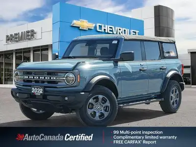 Explore the rugged charm of this 2022 Ford Bronco Big Bend, boasting a sleek Area 51 exterior and on...