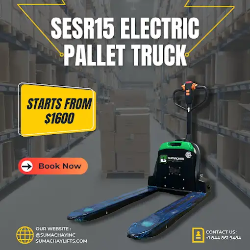 Electric Pallet Jack 4500 / 3300 lb. Electric Walkie w/ Warranty628632808679711217