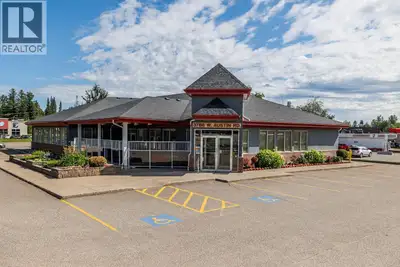 Approximately 6100 sqft full service restaurant located on serviced 1.48 acres. 2 paved open parking...