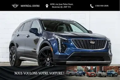 Ce superbe Cadillac XT4 Premium Luxury AWD 2019 redéfinit l'élégance et la polyvalence dans la catég...