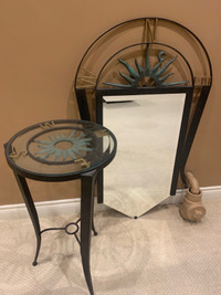 Accent Table / Hall Table & Matching Mirror