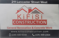 General Renovations (Residental & commercial), & Concrete