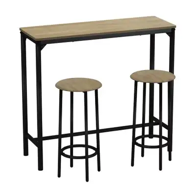 WE DELIVER - CANCUN Bar Table  &  Stools Set... LOT# 39, View more