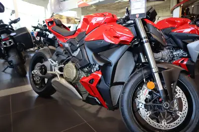 Argyll Motorsports 2025 Ducati Streetfighter V4 Ducati Red Push forward The Streetfighter V4 was an...