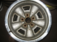 Single 1971-72 Chevelle SS rally wheel, 15X7,  sell/trade