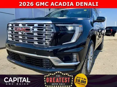 Take a look at this 2026 GMC Acadia Denali! This INCREDIBLE 7 Passenger SUV comes equipped with ever...