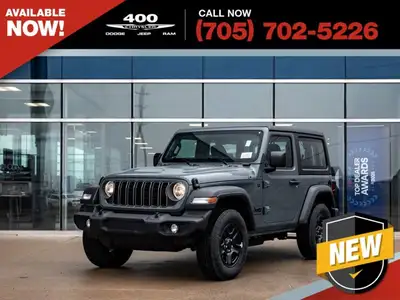 Welcome to 400 Chrysler Dodge Jeep Ram. The 2026 Jeep Wrangler is a brand new, iconic 4x4 SUV built...