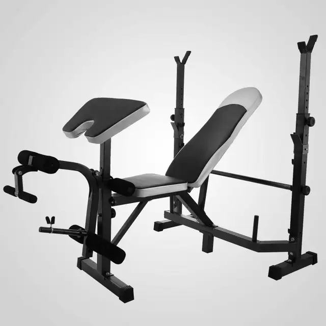 NEW ADJUSTABLE WEIGHT LIFTING BENCH 660 LBS HOME GYM  WLB1V0 in Exercise Equipment in Prince Albert - Image 4