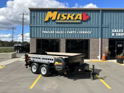 Miska 5 Ton Scissor Lift MD Dump Trailer - starting at just $7,895.00 Finance from $200.00/month OAC...