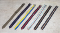 22mm ZuluDiver Phalanx NATO Military Canvas Watch Straps