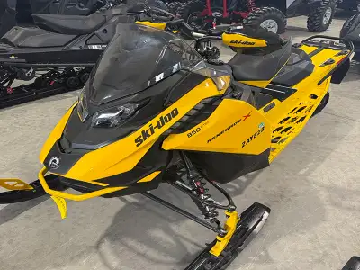 2023 SKI-DOO RENEGADE X 850 E-TEC SNOWMOBILE STOCK #A118360 5938 MILES ROTAX 850 E-TEC ENGINE 165 EN...