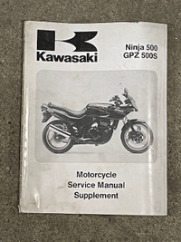 Sm136 Kawasaki Ninja GPZ500S EX500 Service Manual 99924-1172-51