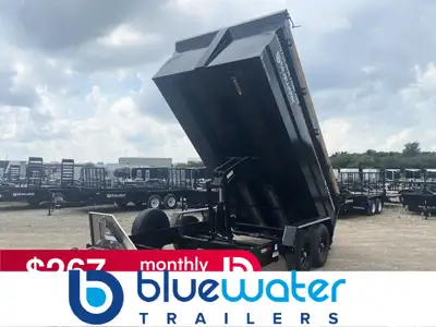 SALE!! REGULAR $13,715 NOW ONLY $12,825!! Bluewater Southland Trailers Tandem Axle Highside Dump Tra...
