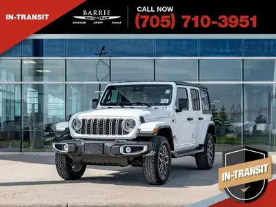 Welcome to Barrie Dodge Chrysler Jeep. The 2025 Jeep Wrangler Sahara is a versatile and powerful veh...