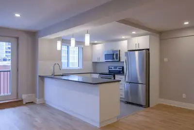 Renovated Akelius two bedroom apartment for rent. Located near Drummond and Sherbrooke in the Downto...
