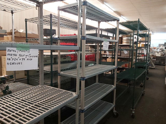 HUSSCO NEW Metro Shelving Mobile Units for Walk in Rooms Storage in Industrial Kitchen Supplies in Edmonton - Image 2