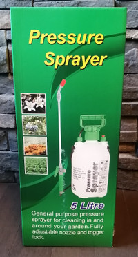 BRAND NEW Pump Pressure Sprayer 5L Pressurized - Shoulder Strap