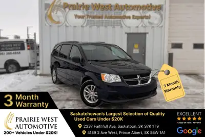 Welcome to Prairie West Automotive. 2016 Dodge Grand Caravan SXT Call: (306) 380-8858 Text: (306) 38...