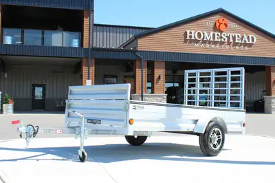 2025 Homestead Hauler 5x10 Single Axle Utility Trailer Specifications: G.V.W: 2,720 lbs Payload: 2,1...
