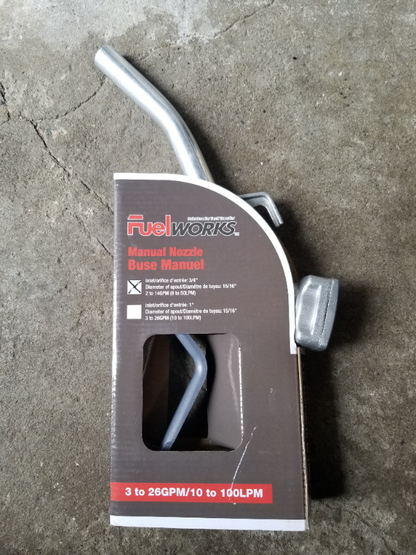 Fuelworks Manual Nozzle  3 to 26GPM/10 to 100LPM in Other in City of Toronto