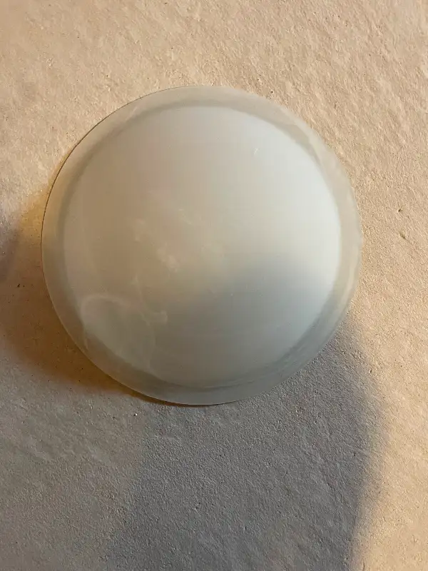 2-Light Pewter Clip Flushmount Ceiling Light with Marbled Glass632347279744011220