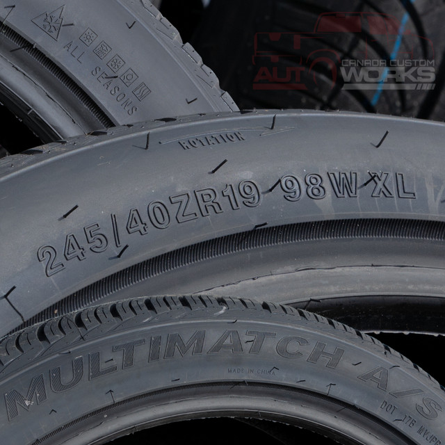 BRAND NEW! 245/40ZR19 - ALL WEATHER TIRES - ILINK MULTIMATCH in Tires & Rims in Regina - Image 3