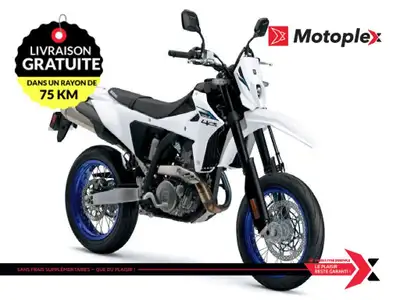 Motoplex Mirabel 2026 Suzuki DR-Z4SM DR-Z4SM Vos rues. Votre terrain de jeu Découvrez la DR-Z4SM Sup...