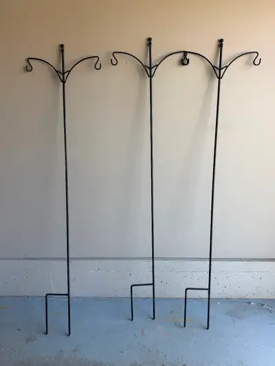 3 Garden Lamp Hooks Tall Butterfly, View more