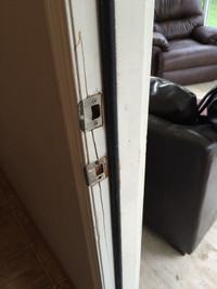 fixing exterior door frame crack. we also do install your exteri
