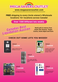 Weekly Auction with FREE Shipping Direct to Your UW Location! Regina Regina Area Preview