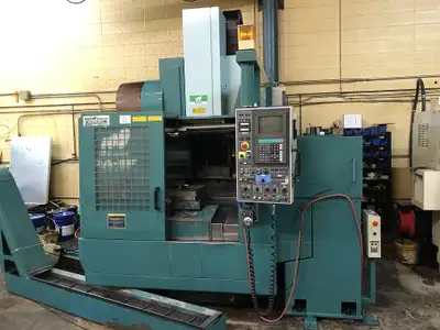Matsuura 3-AXIS CNC Vertical Machining Center with Automatic Pallet Changer Model RA-2F Serial No. 9...