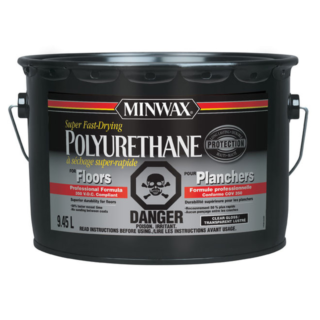 vernis Minwax lustre polyurethane   2.5 gallons 95$ (neuf) dans Peinture et matériel  à Ville de Montréal