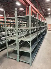 used industrial shelving 18" x 36"
