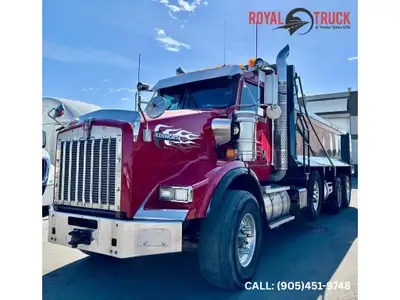 2016 KENWORTH DUMP TRUCK ODOMETER: 588,000 KM SPECS: Engine & HP: CUMMINS X15 485 Transmission: EATO...
