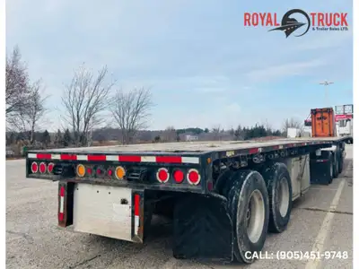 2018 Lode King B-Train Flatbed Trailers Specs & Features: 5 Axles: Heavy-duty hauling capacity Air r...